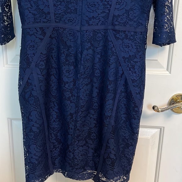 Zara Lace navy Dress, M - Picture 11 of 11